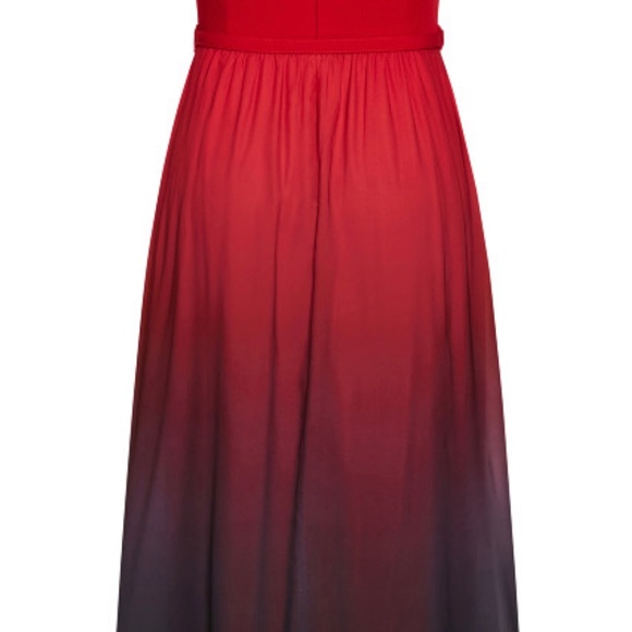 Ombré Lust Maxi Dress - Ruby - Size XXL/24 - Picture 5 of 14